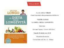 Invito presentazione La dieta della longevità